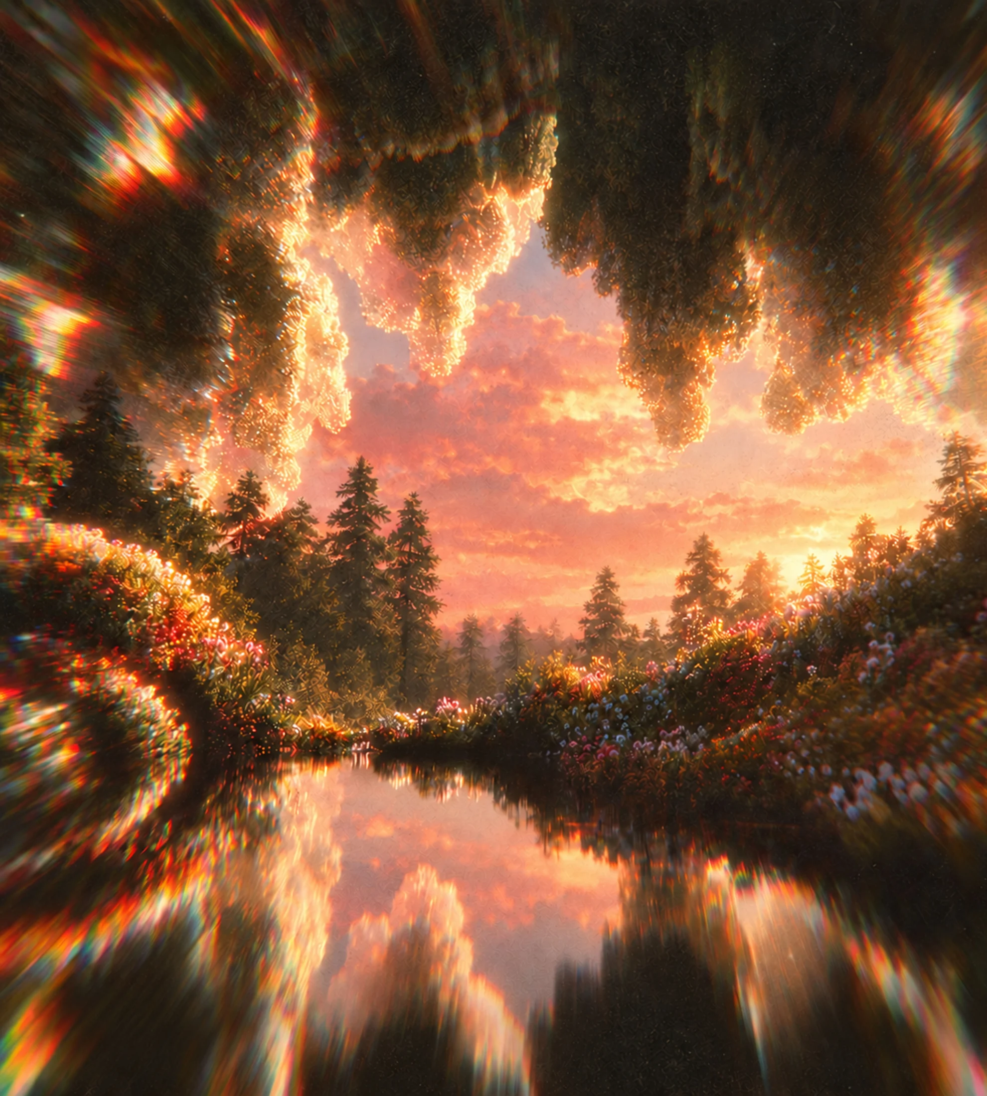 Warm Leveret botanical landscape